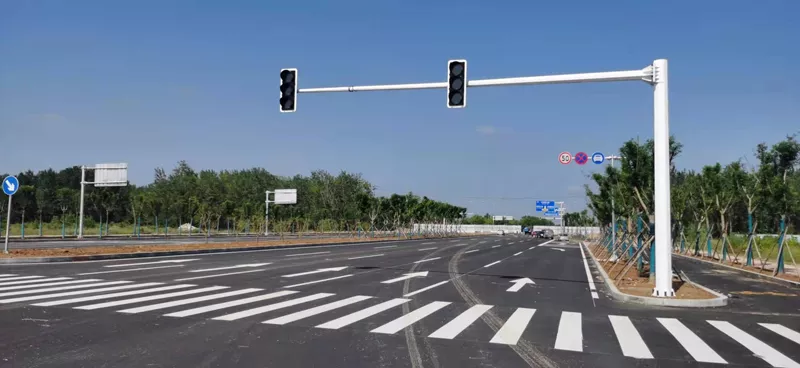 锦绣路交通信号灯